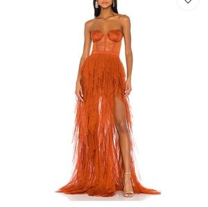 X REVOLVE For Love & Lemons Bustier Dress
Size medium (US 6-8).